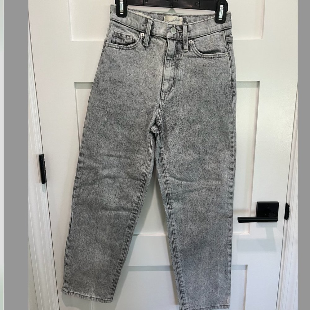 Universal threads Vintage Mineral wash grey straight wide leg Jeans